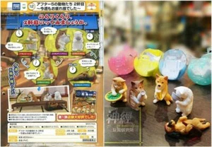 Takara Tomy Capsule Toy Relaxing Animal After 5 PM Part2 Set 5 PCS Gashapon - Picture 1 of 1