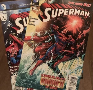 Superman New 52 7 & 9 Lot Of 2 - Picture 1 of 3