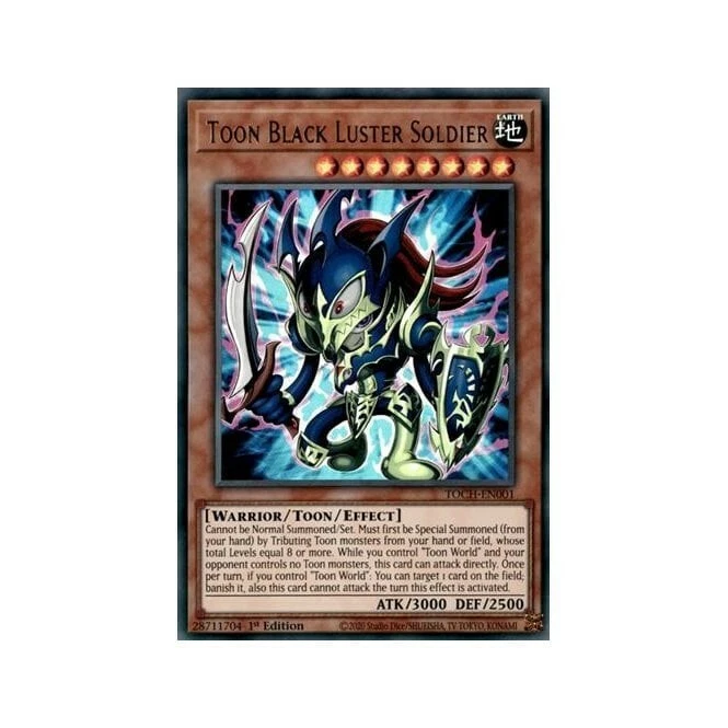 Toon Black Luster Soldier - TOCH-EN001 - Ultra Rare 1st Edition - Image 1 of 1