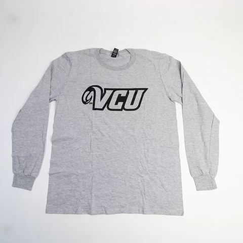 VCU Rams Anvil Long Sleeve Shirt Men's Gray New Cover