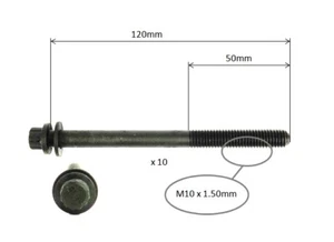 CYLINDER HEAD BOLT SET for SUZUKI LIANA RH416 SEDAN 2002-2004 1.6L M16A I4 DOHC - Picture 1 of 1