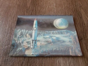 COLLECTIBLE 3D US SPACE ROCKET SHIP POSTCARD - Picture 1 of 2