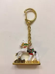 Portachiavi amuleto cavallo bianco prezioso Feng Shui venditore USA - Foto 1 di 1