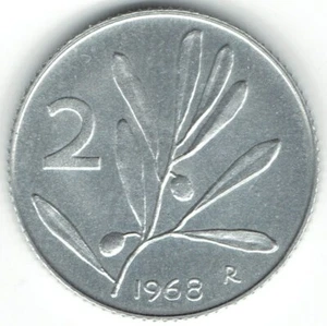 Italy 2 Livres Olive From Series Divisional FDC! The 1981 to 2001 Price Low - Picture 1 of 2