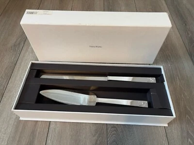 Vera Wang Wedgwood Love Knot Wedding Cake & Trowel Serving Set Bridal Engraved! - Image 1 of 4