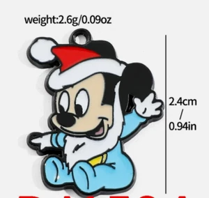 20 Stck. Minnie Emaille Metall Charms Anhänger zum Selbermachen Schlüssel Schmuckherstellung - Bild 1 von 1