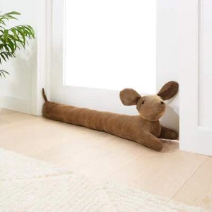 Door stop Sausage Dog - Blue -Cool Kids Rooms-Home Decor- Draft Stopper - Picture 1 of 4