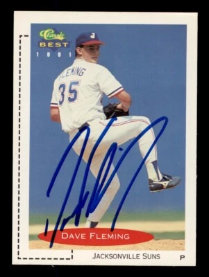 SIGNED 1991 CLASSIC BEST #284 DAVE FLEMING AUTOGRAPH JACKSONVILLE SUNS - Image 1 of 2