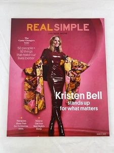 Real Simple Magazine Kristen Bell Stands Up for What Matters March 2023 - Imagen 1 de 6