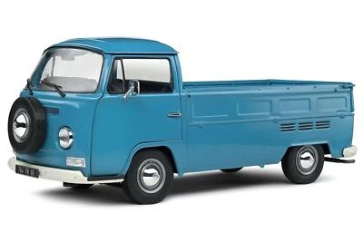 Volkswagen VW T2 A Pick Up Modellino Auto Blu 1:18 Solido S1809403 - Immagine 1 di 4