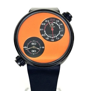 MECCANICHE VELOCI DueValvole Limited edition Automatic 2 Time Zones Rubber RARE - Picture 1 of 14