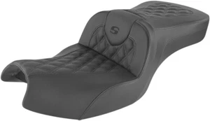 Road Sofa Lattice 2-Up Seat Black Gel Saddlemen I20-06-182 - Picture 1 of 1