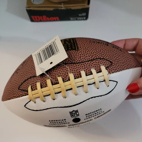 REY MAUALUGA SIGNED NFL FOOTBALL CINCINNATI BENGALS AUTOGRAPHED Cover