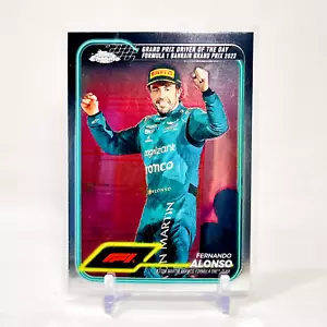 Fernando Alonso 2024 Topps Chrome Formula 1 - Grand Prix Driver of The Day #159 - Picture 1 of 4