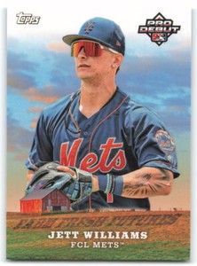 2023 Topps Pro Debut #FF-17 Jett Williams Farm Fresh Futures FCL Mets 3AN