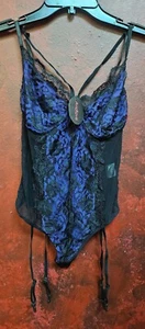 NEU mit Etikett Größe Large von Avid schwarz lila Dessous Damen-ds09 - Bild 1 von 5