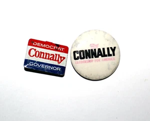 John Connally for Texas Governor Campaign Button Presidential Tab Pin Lapel - Picture 1 of 5