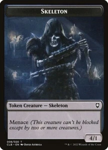 Skeleton Token (008) Battle for Baldur's Gate CLB MTG Magic - Picture 1 of 1