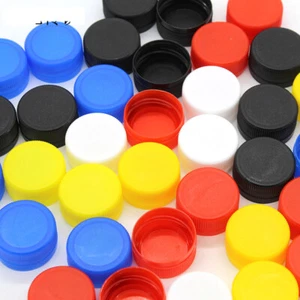Color Plastic Screw Cap Drinks Bottles Home Brew Bottle Top Caps Lid 100 Pack - Picture 1 of 11