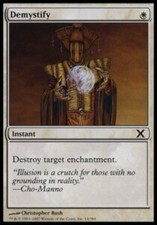 Demystify-MTG card-Tenth Edition - 10e-Language: Ita-EX