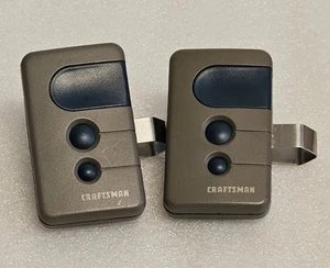 PARTS- UNTESTED- Craftsman Garage Door Opener Blue 3-Button Remote 139.53681B - Picture 1 of 8