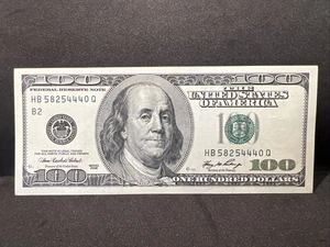 Serie 2006 USA Hundert Dollar Schein Note 100 Dollar New York HB 58254440 Q - Bild 1 von 5