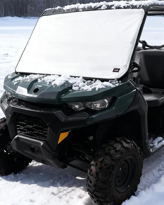 Cubierta de nieve para parabrisas UTV compatible con Can-Am Defender 2016-2025 y Polaris  Foto 1 de 4