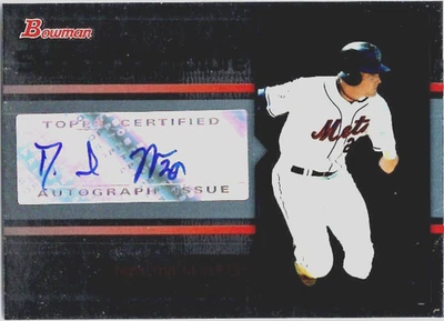 2008 Bowman DANIEL MURPHY New York Mets SOTF AUTO Inserção - Imagem 1 de 2