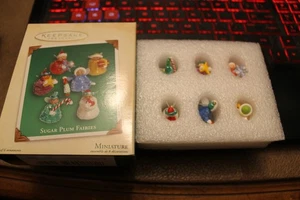 Hallmark Andenken Ornament ~ Zuckerpflaume Feen (6) mit Box 2002 Miniatur - Bild 1 von 1