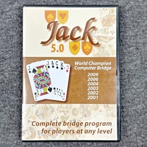 Jack 5.0 PC CD World Champion Computer Bridge, Complete Program - EUC - Afbeelding 1 van 3