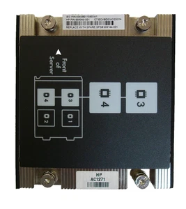 Dissipateur thermique HP BL660c Gen8 CPU3 et CPU4 689144-001 689048-001 - Photo 1/3