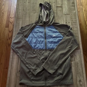 Youth Jordan Boys' Full-Zip Hooded Jacket XL Gray & Blue Worn Once - Picture 1 of 5