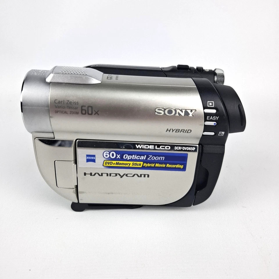 Sony Handycam DCR-DVD650 Camcorder Digital Video Camera No Battery Untested - Image 1 of 4
