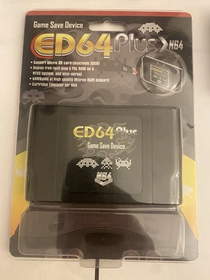 New ED64 Plus Cartridge Expansion Cartridge for Nintendo 64 Console Memory Card - Image 1 of 4