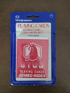 Carte da gioco NOS Stud Jumo Index di Walgreens, rosse, sigillate - Foto 1 di 6