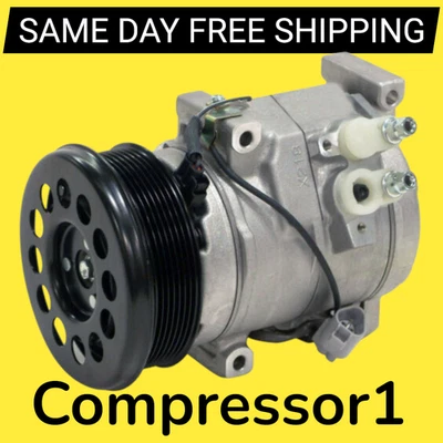 Compresor de aire acondicionado para Toyota 4Runner 2003 2004 2005 2006 2007 2008 2009 4,0 L Foto 1 de 3