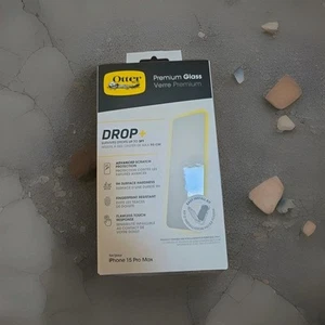 OtterBox Premium Glass Screen Protector for Apple 15 Pro (2023 Iphone Pro 6.7") - Picture 1 of 2