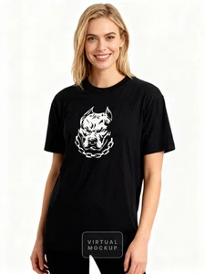 UNISEX MEN WOMENS TEE TSHIRT PITBULL DOG OWNER PUPPY AMERICAN STAFFY WALKING - Picture 1 of 22