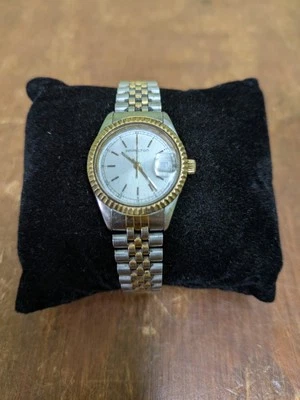 Reloj pulsera vintage Hamilton 8450 para mujer tono oro y plata Foto 1 de 4