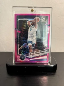 Anthony Edwards 2023-24 Panini Donruss Optic Pink Hyper Prizm Card #59 - Bild 1 von 2
