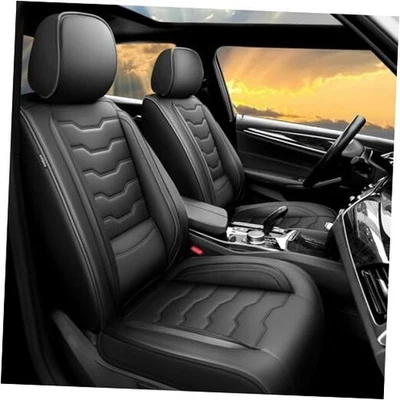 Juego completo de fundas de asiento de coche Fit K4 compatibles con Kia K4 negras #01 Foto 1 de 4