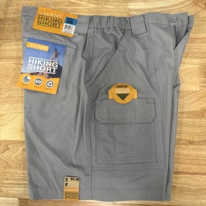 Savane Wandershorts UPF30 Tech Pocket Waist 36 Frostgrau Herren - Bild 1 von 5