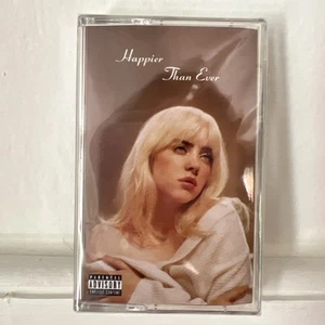 Billie Eilish Happier than Ever Cassette Limited Edition Magnolia Shell NEW 2021 - Imagen 1 de 3