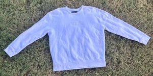 Pullover Abercrombie Fitch Hombre Blanco Crew Manga Larga Talla XL $80 - Imagen 1 de 6