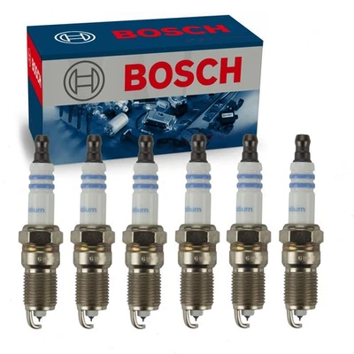 6 pc Bosch Double Iridium Spark Plugs for 2006-2009 Pontiac Montana 3.9L V6 vv - Image 1 of 4