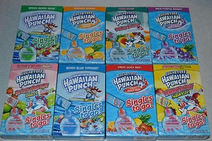 Sugar Free Hawaiian Punch Singles To Go! 8 Various Flavors  Water Enhancers OTG - Picture 1 of 14