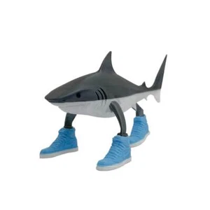 Shark Wearing Shoes/Wooden Man/Monkey Decoration Sculpture - Picture 1 of 12