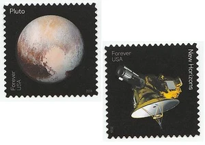 US 5077-5078 Pluto - Explored! Pluto F Single Set 2 MNH 2016 - Bild 1 von 1