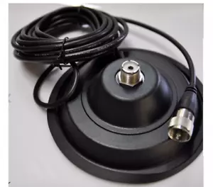 ANTENNA CB BASE MAGNETICA 145mm SO239 PRESIDENT SIRIO MIDLAND ML-145 - Foto 1 di 2