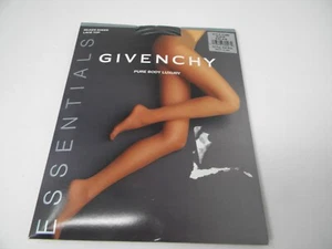 GIVENCHY Pure Body Luxury Sze A/B Lace Top Silken Sheer BLACK Pantyhose 01080 - Picture 1 of 2